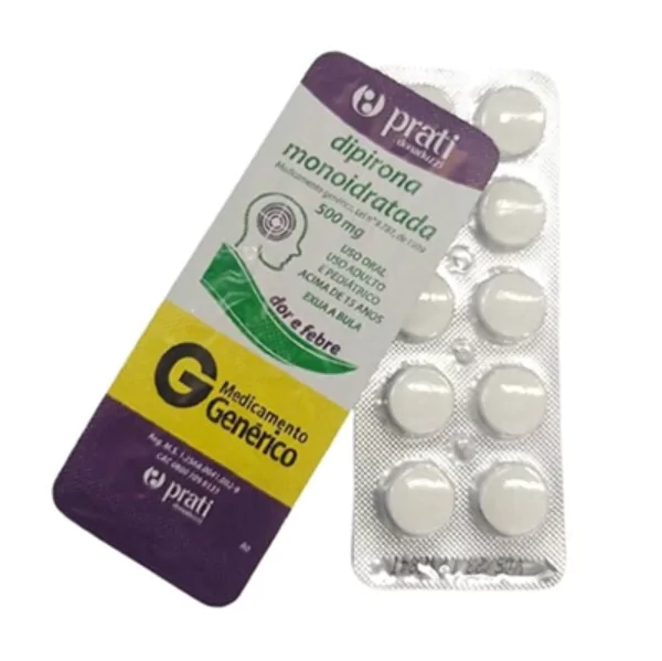 Dipirona Prati 500mg c/ 10 comp.